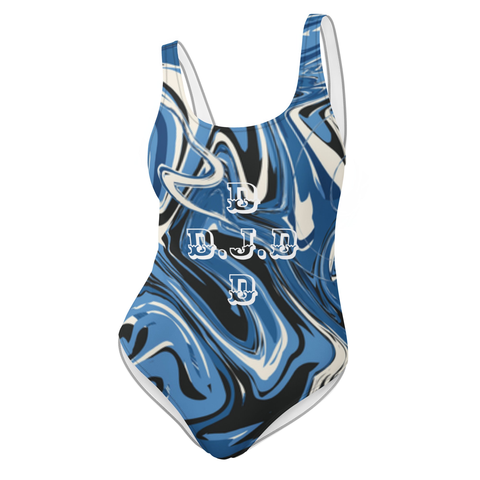 "Blue Swirlz" One-Piece Swimsuit