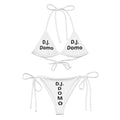 "Classic" 2 Piece String Bikini Swimsuit White/Black