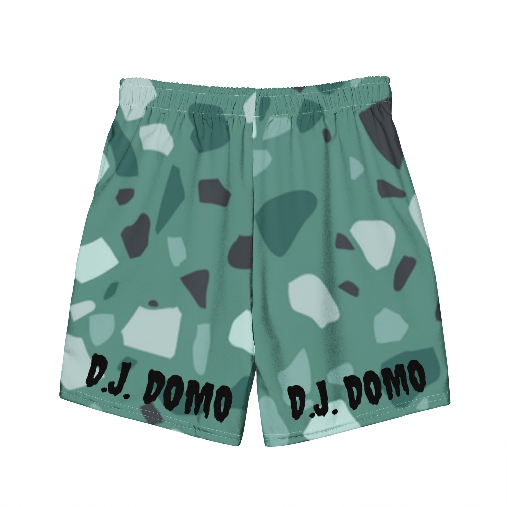 "Green Shapes" Swim Trunks