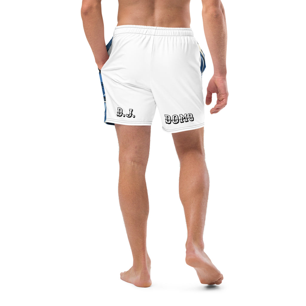 "Blue Swirlz" Swim Trunks