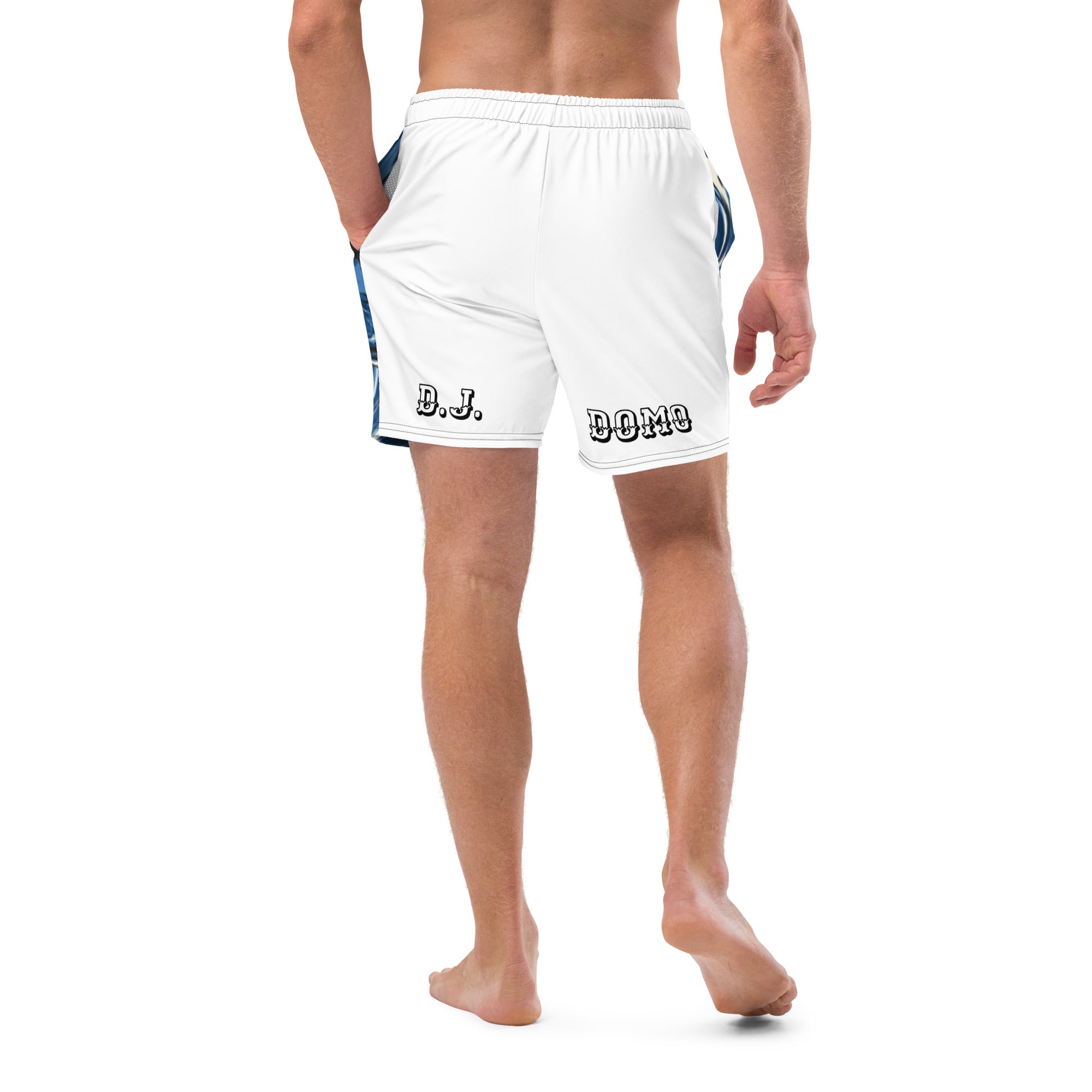 "Blue Swirlz" Swim Trunks