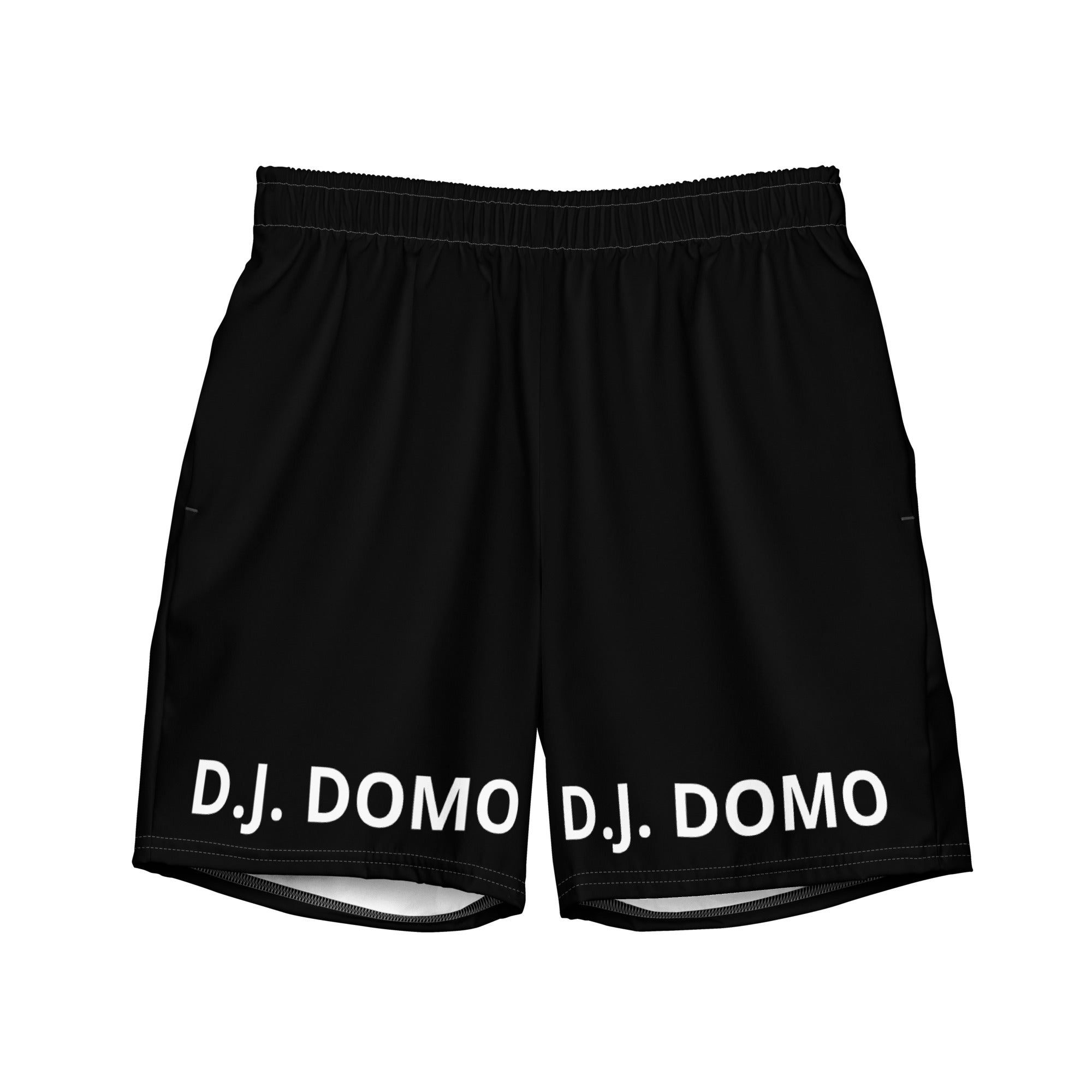 "Classic" Swim Trunks Black/White