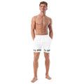 "Classic" Swim Trunks White/Black