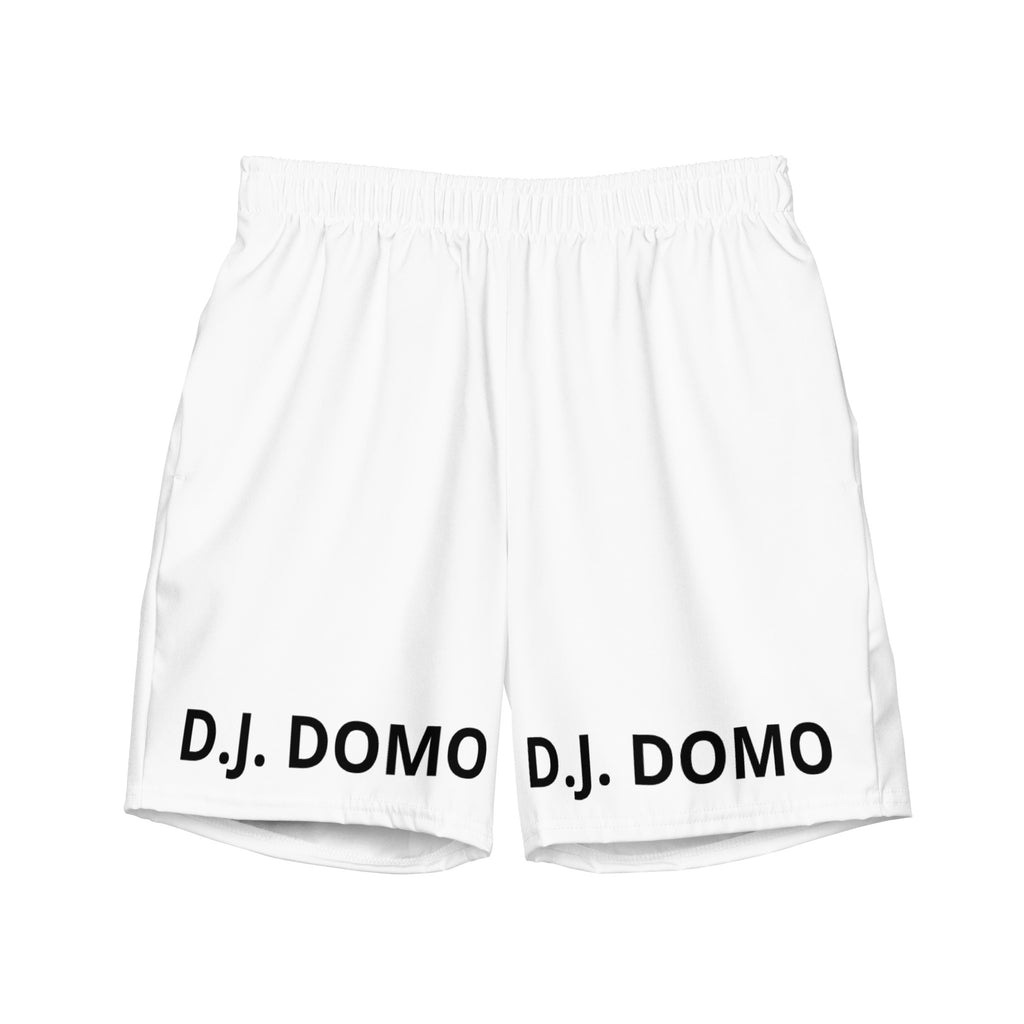 "Classic" Swim Trunks White/Black