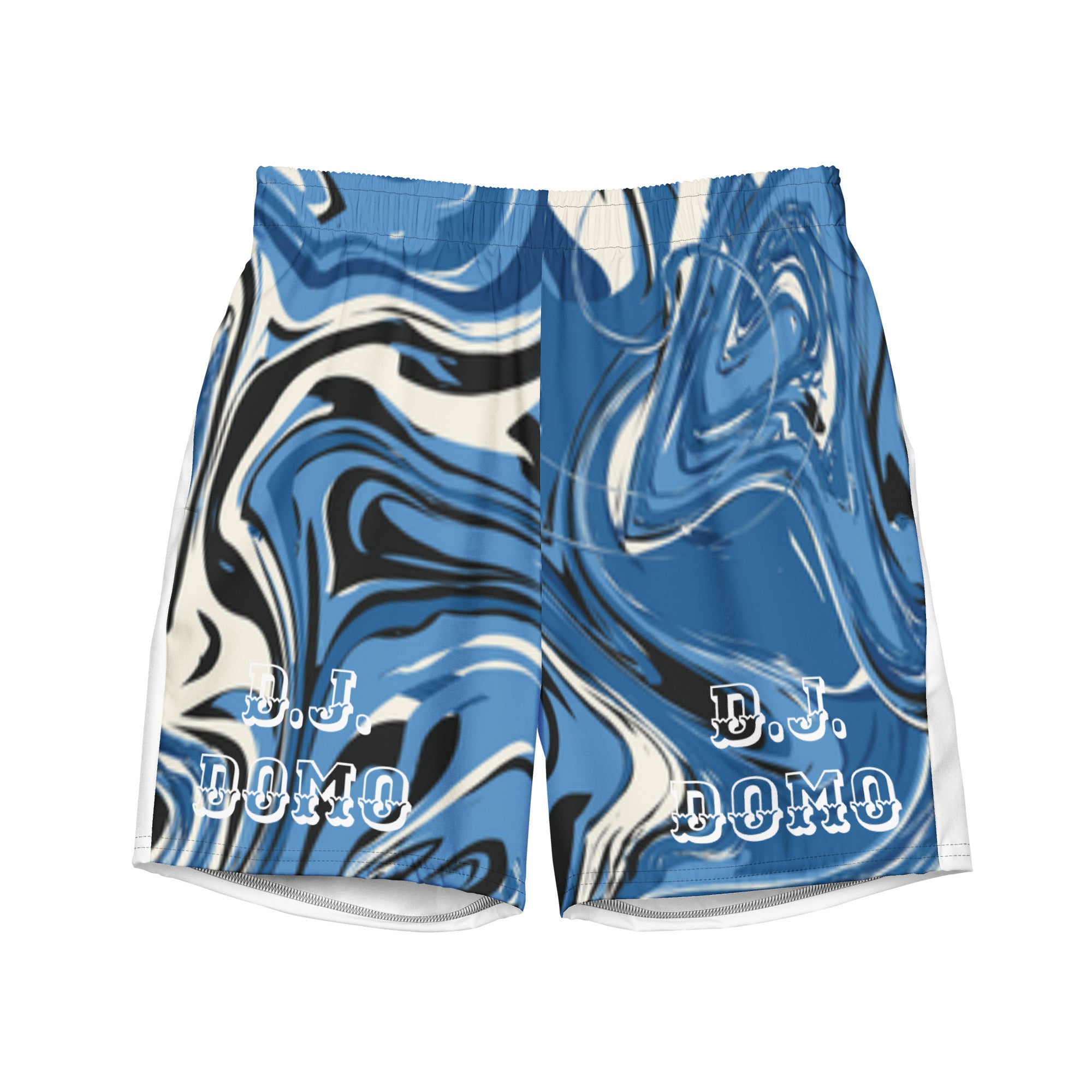 "Blue Swirlz" Swim Trunks