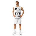 D.J. Domo "Mental Health 988" Unisex Basketball Jersey White/Black