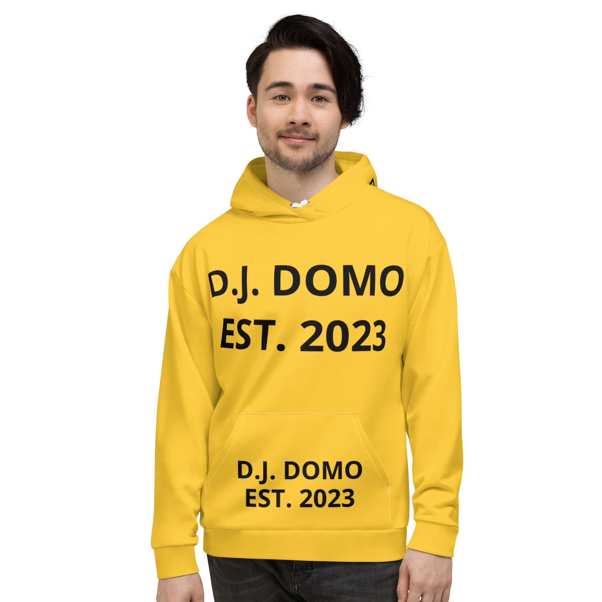 D.J. Domo "Est" Unisex Hoodie Gold/Black