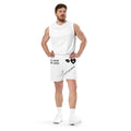"Mental Health yournotalone" Unisex Mesh Shorts White/Black