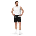 "Mental Health yournotalone" Unisex Mesh Shorts Black/White
