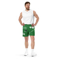 "Mental Health 988" Unisex Mesh Shorts Green/White