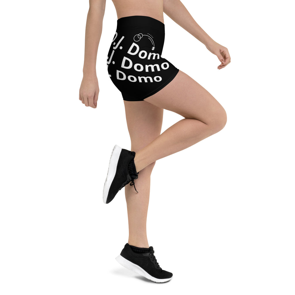 D.J. Domo "Bent Arrow" Shorts Black/White