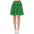 D.J. Domo "D.J.D." Skater Skirt Green/Black