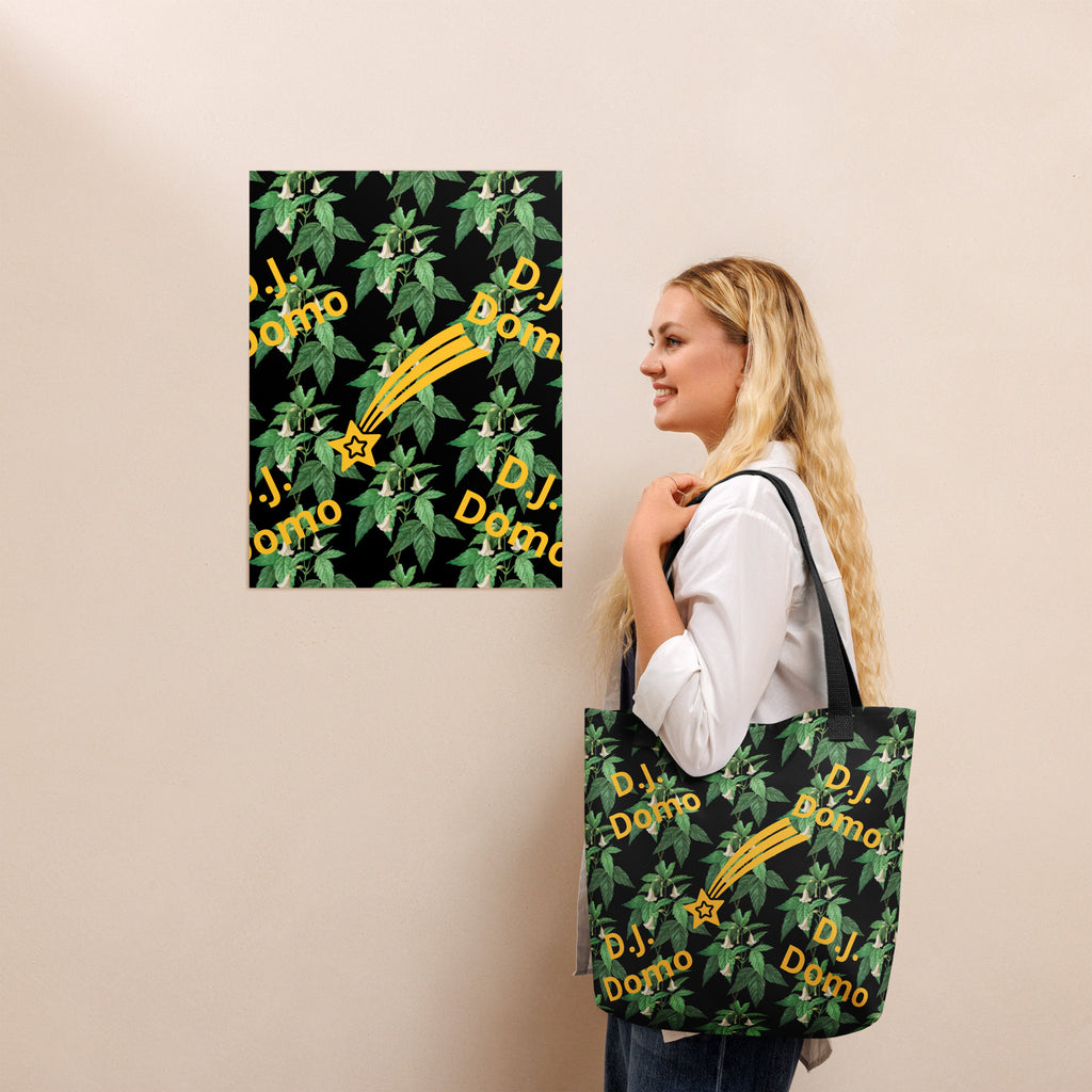 "Gold Star" Tote Bag Gold or Black Straps