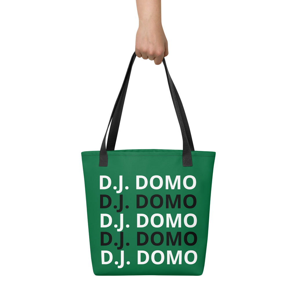"Classic" Tote Bag Green/Black/White