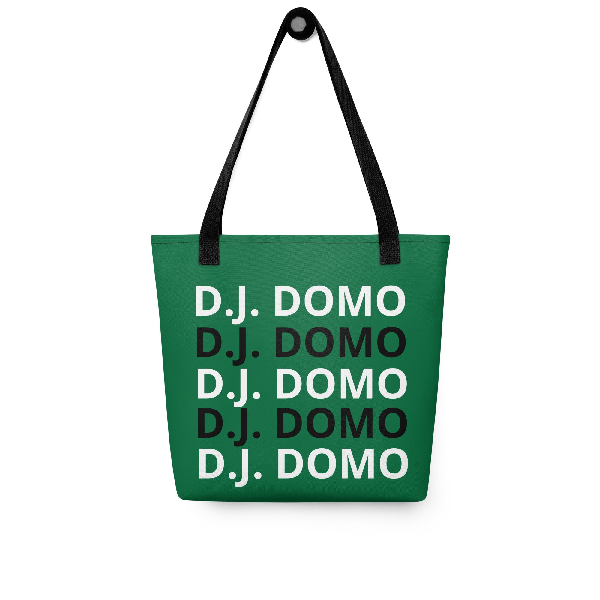 "Classic" Tote Bag Green/Black/White
