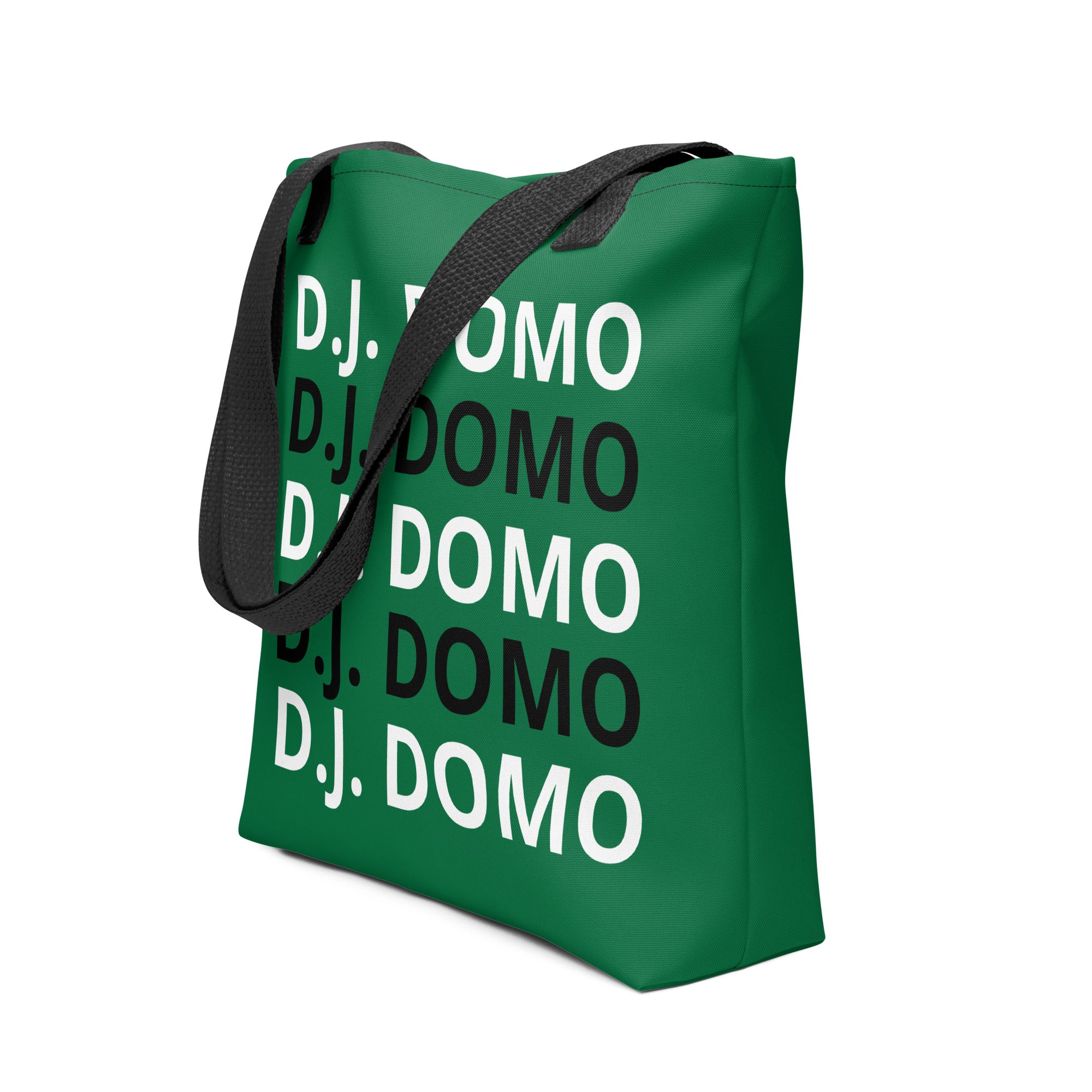 "Classic" Tote Bag Green/Black/White