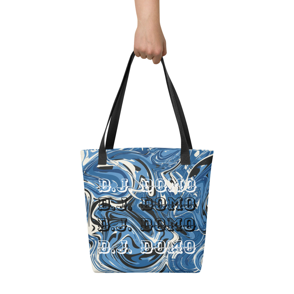 "Blue Swirlz" Tote Bag