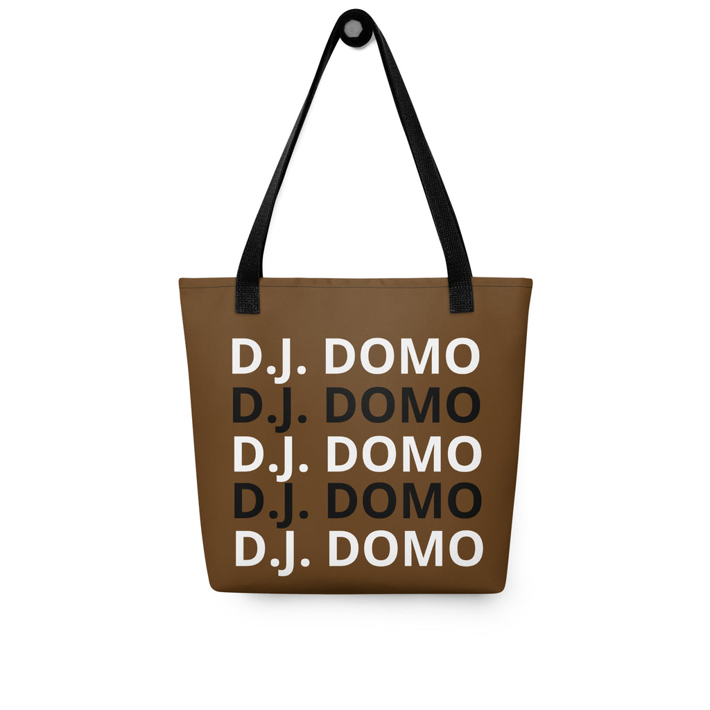 "Classic" Tote Bag Brown/Black/White