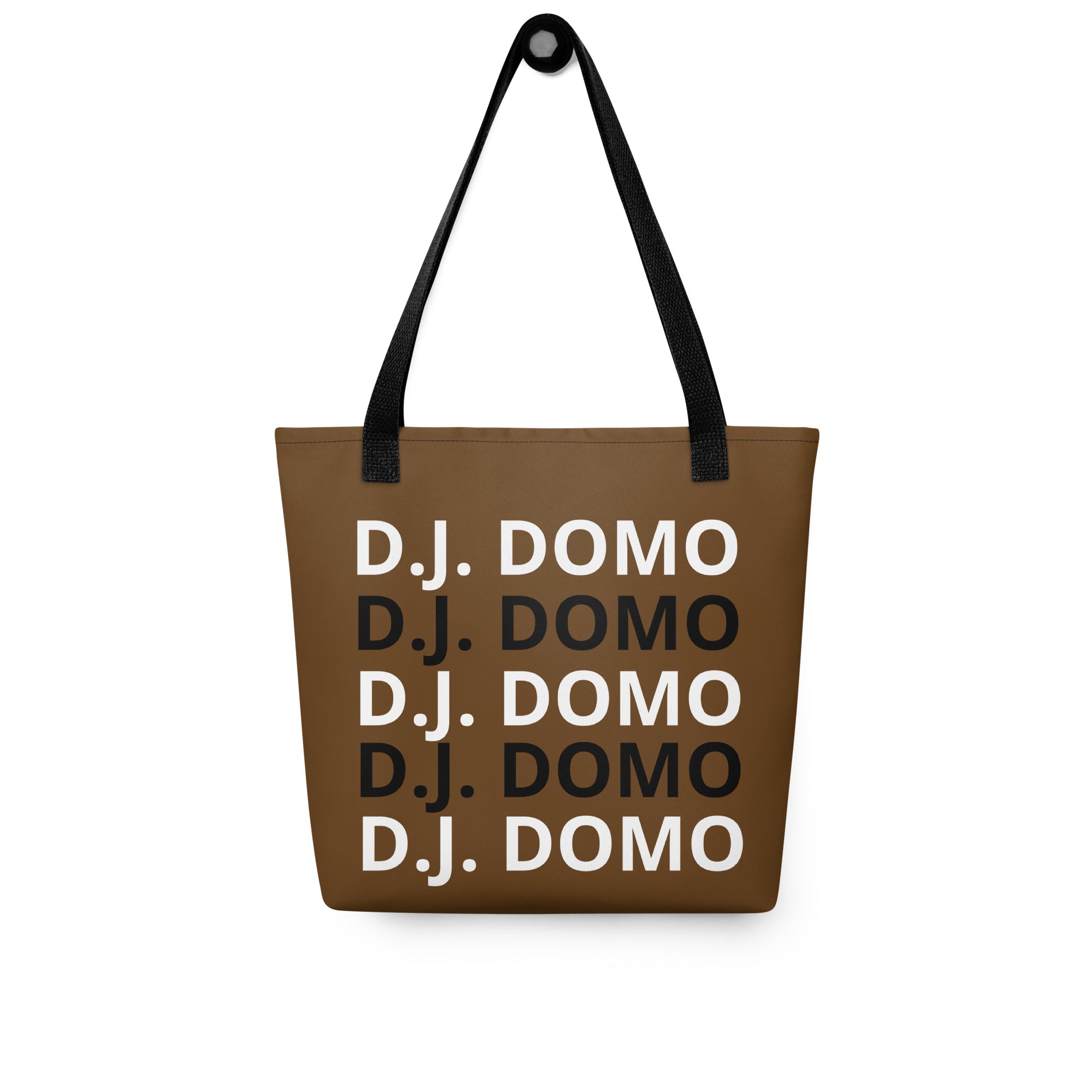 "Classic" Tote Bag Brown/Black/White