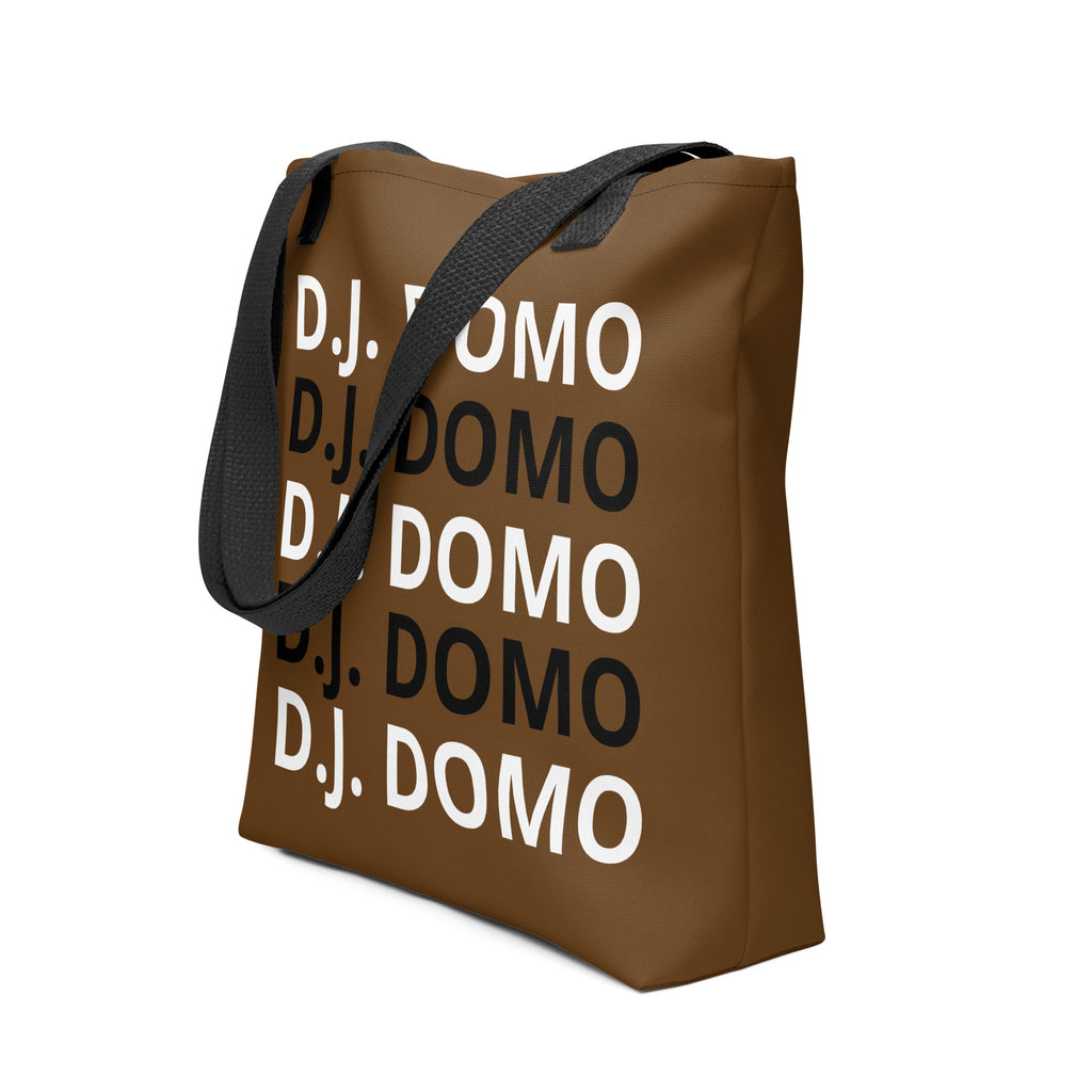 "Classic" Tote Bag Brown/Black/White