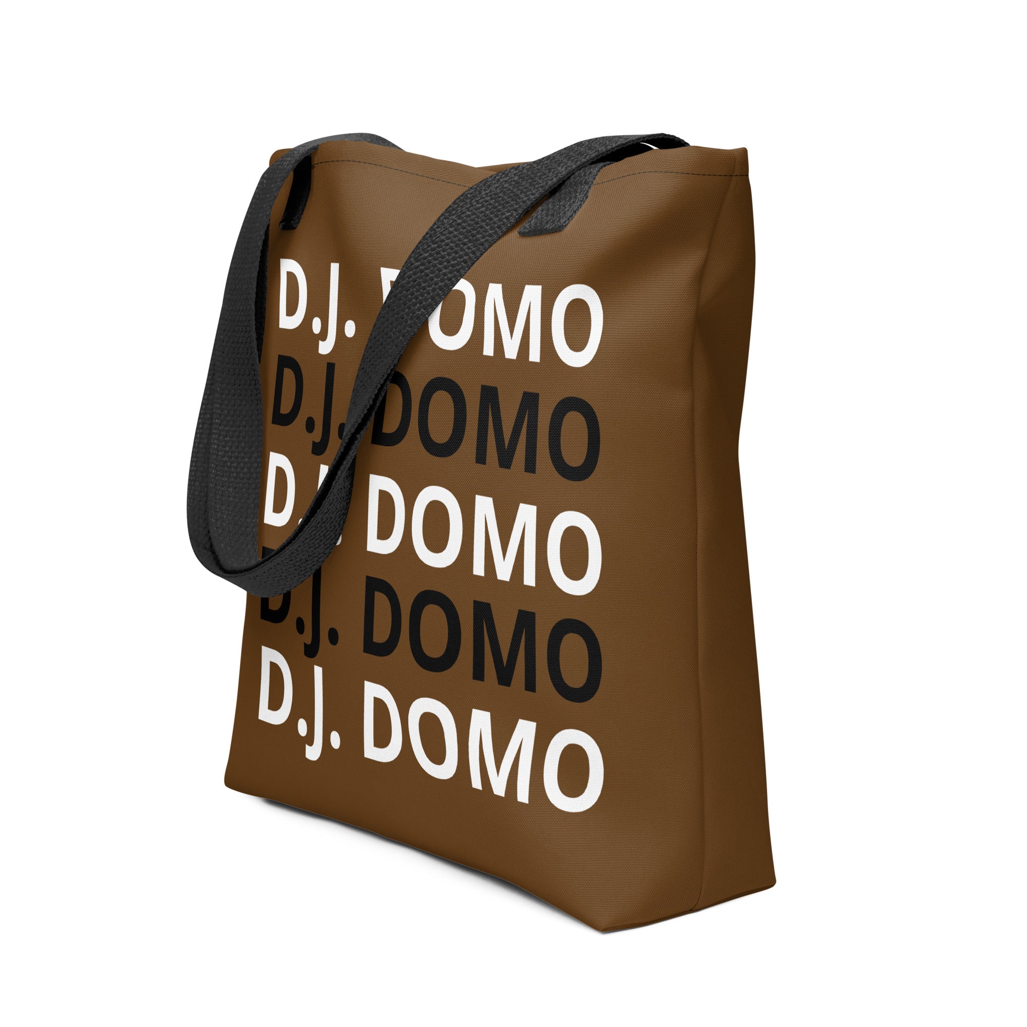 "Classic" Tote Bag Brown/Black/White