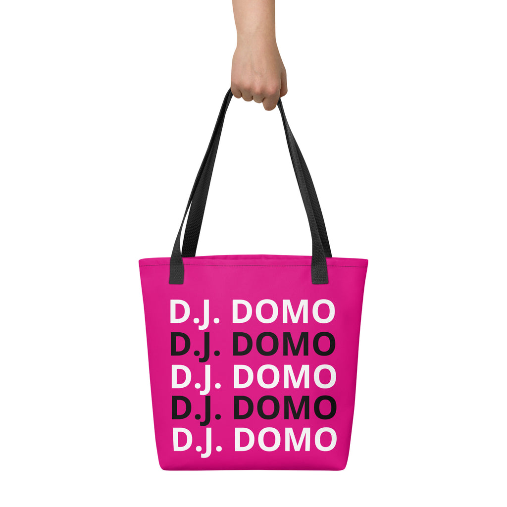 "Classic" Tote Bag Pink/Black/White