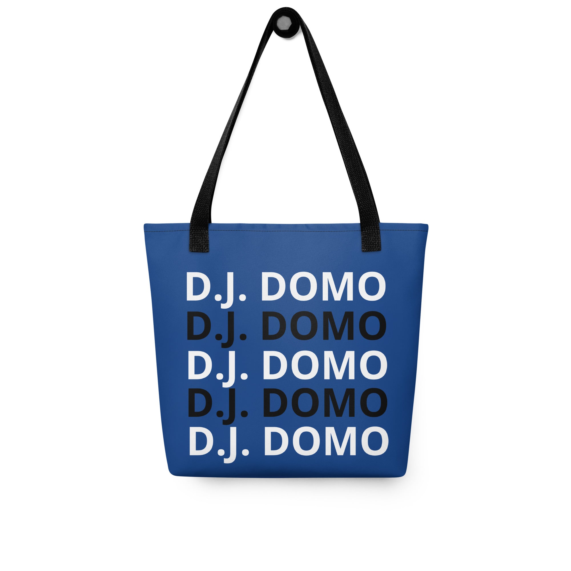 "Classic" Tote Bag Blue/Black/White