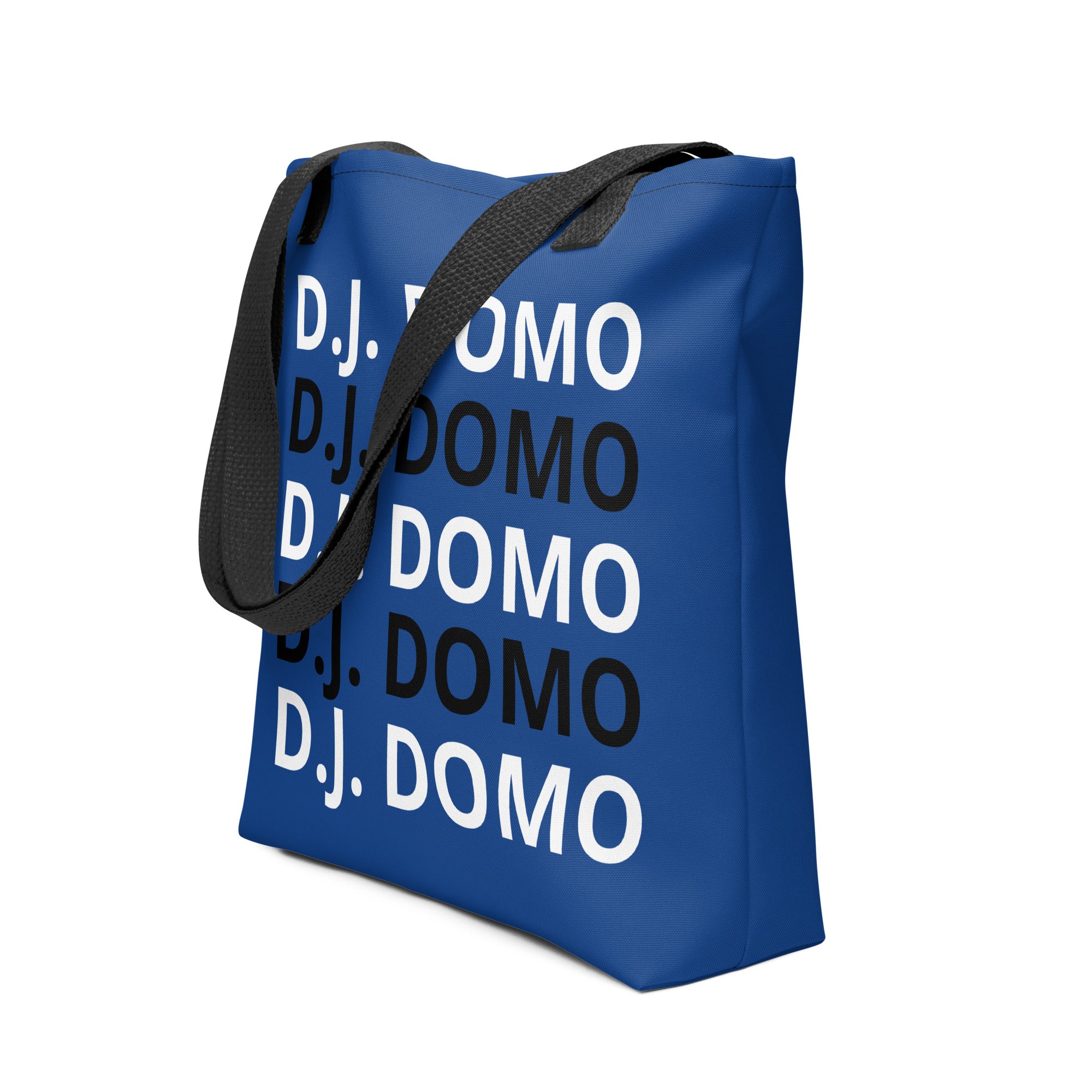 "Classic" Tote Bag Blue/Black/White