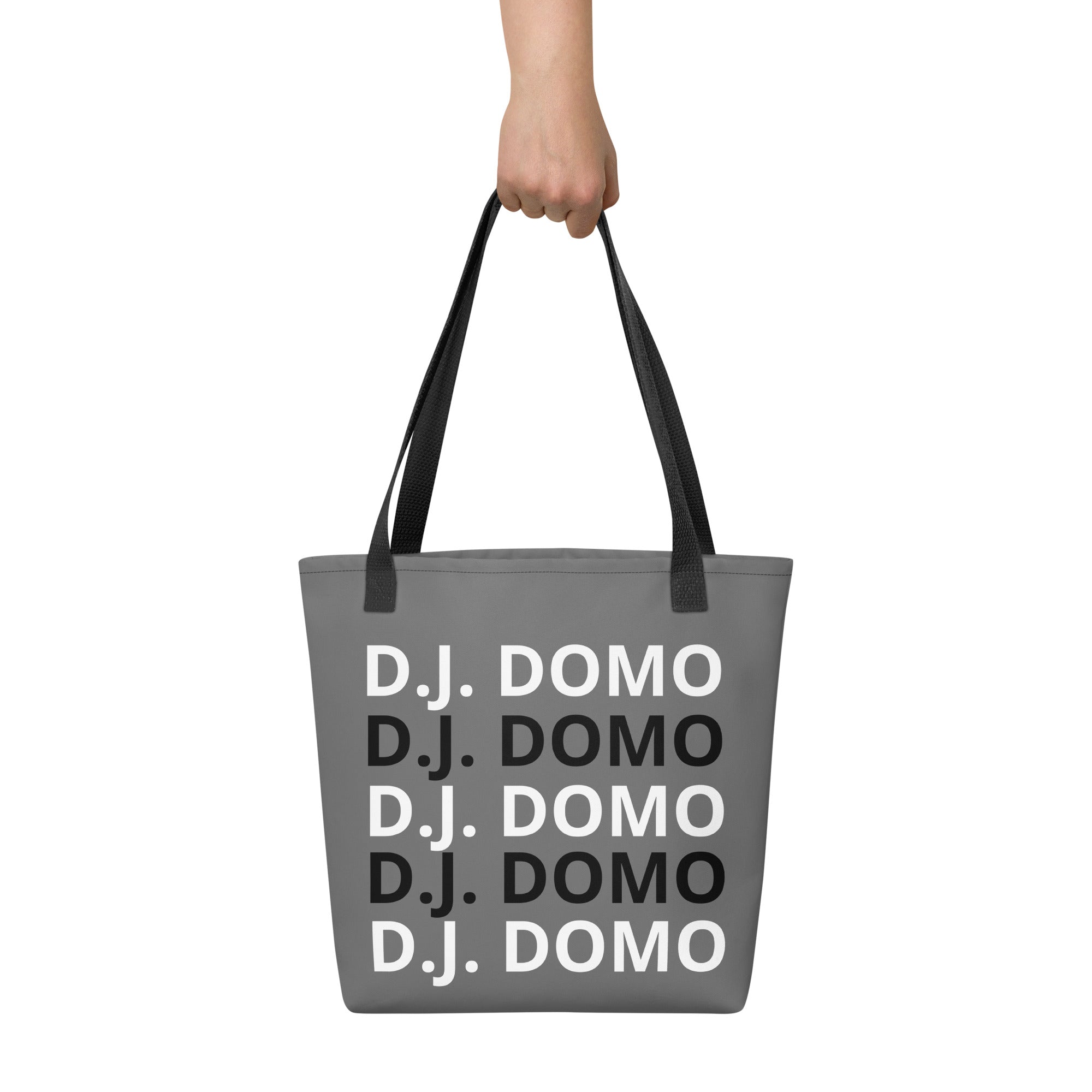 "Classic" Tote Bag Gray/Black/White