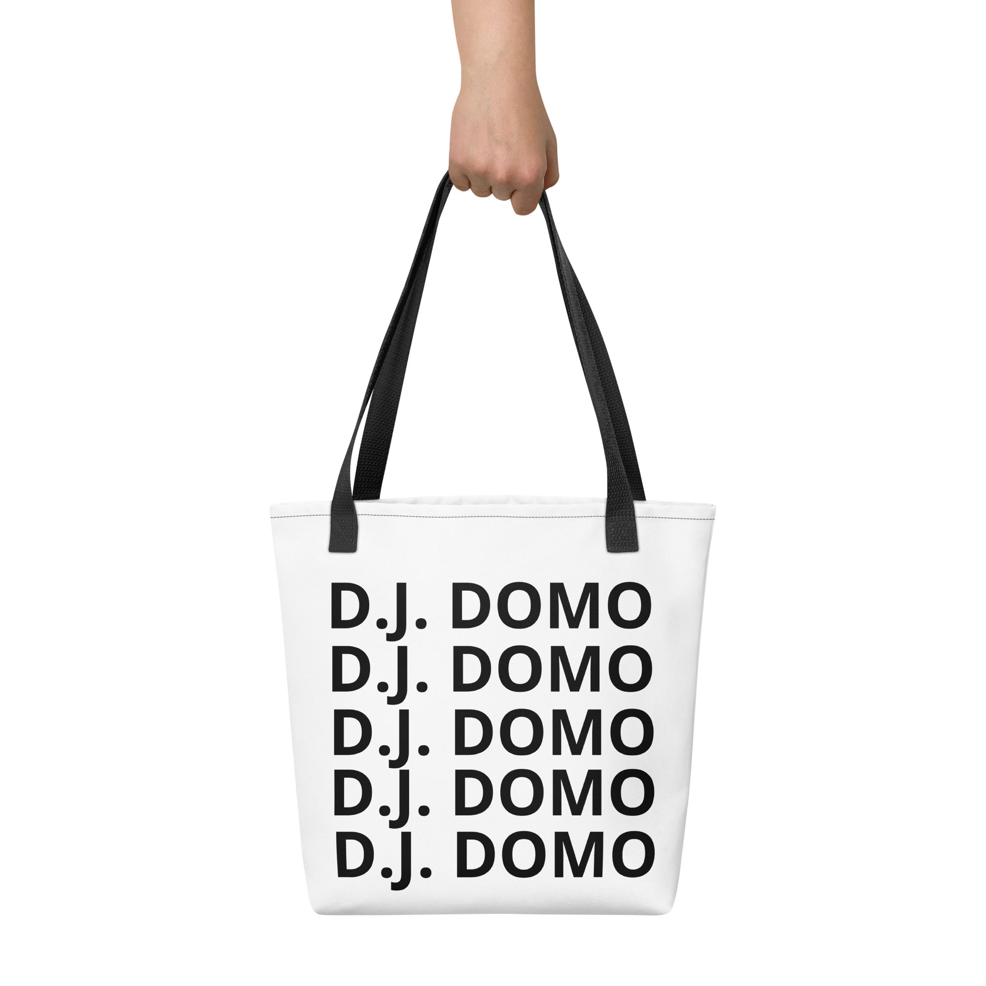 "Classic" Tote Bag White/Black