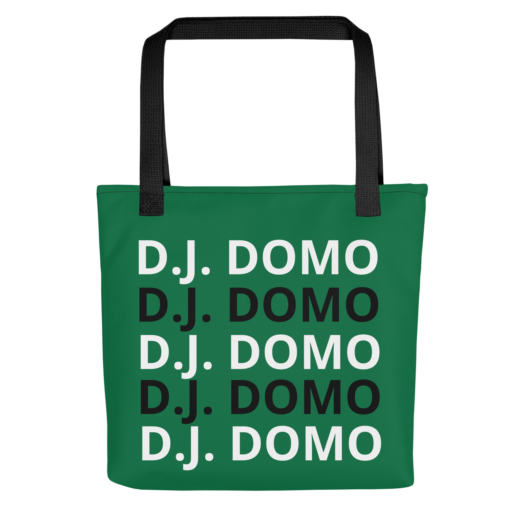 "Classic" Tote Bag Green/Black/White