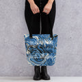 "Blue Swirlz" Tote Bag
