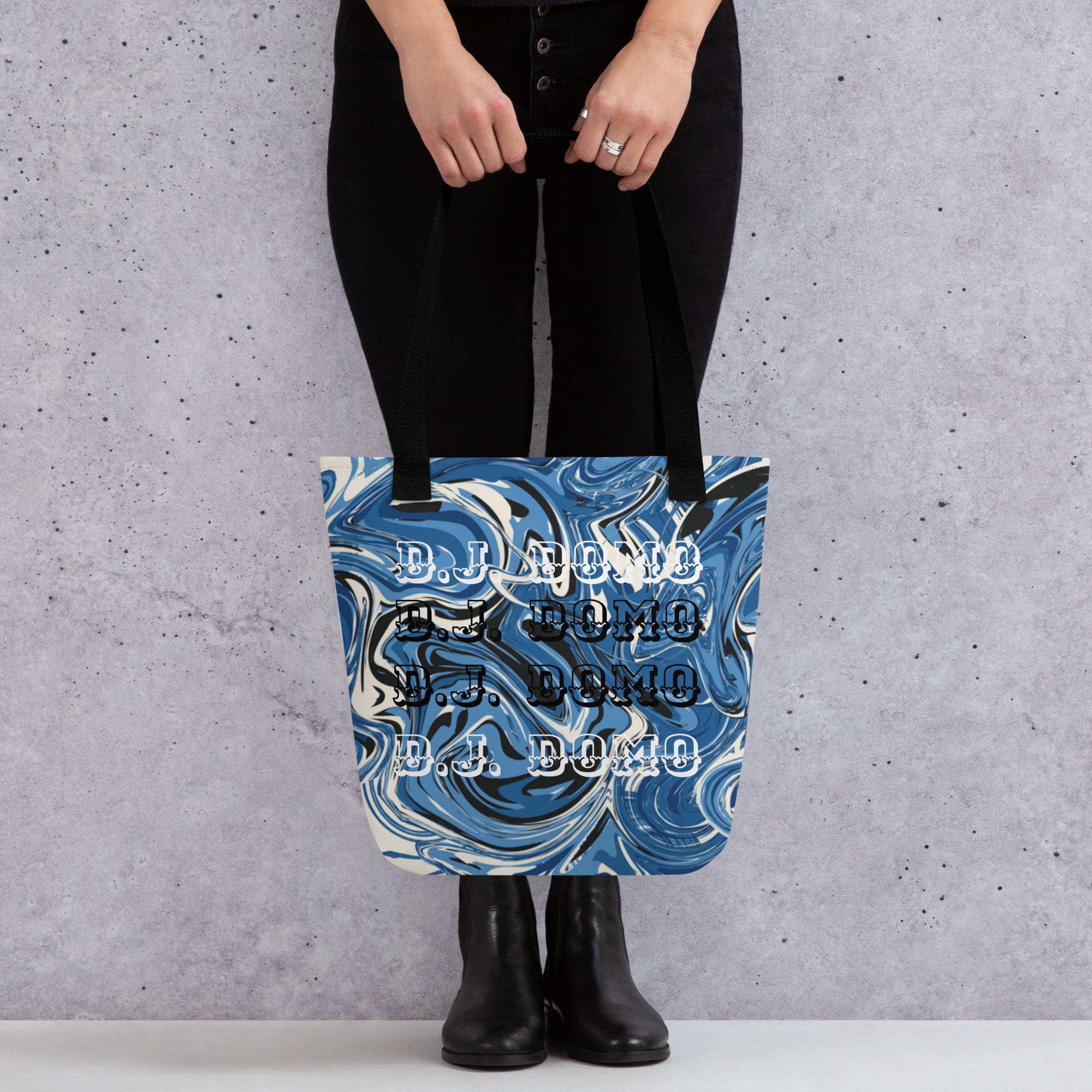 "Blue Swirlz" Tote Bag