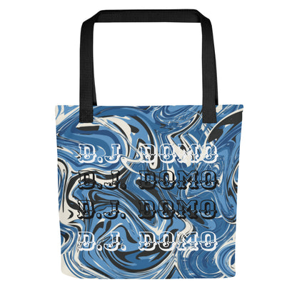 D.J. Domo "Blue Swirlz" Tote Bag