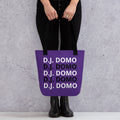 "Classic" Tote Bag Purple/Black/White