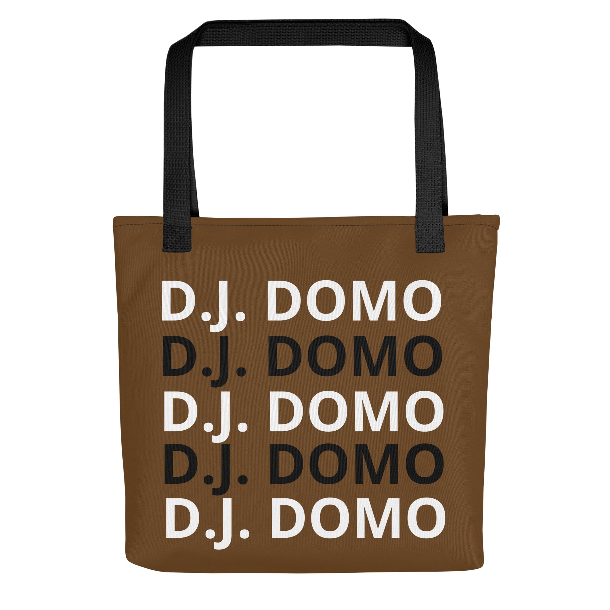 "Classic" Tote Bag Brown/Black/White