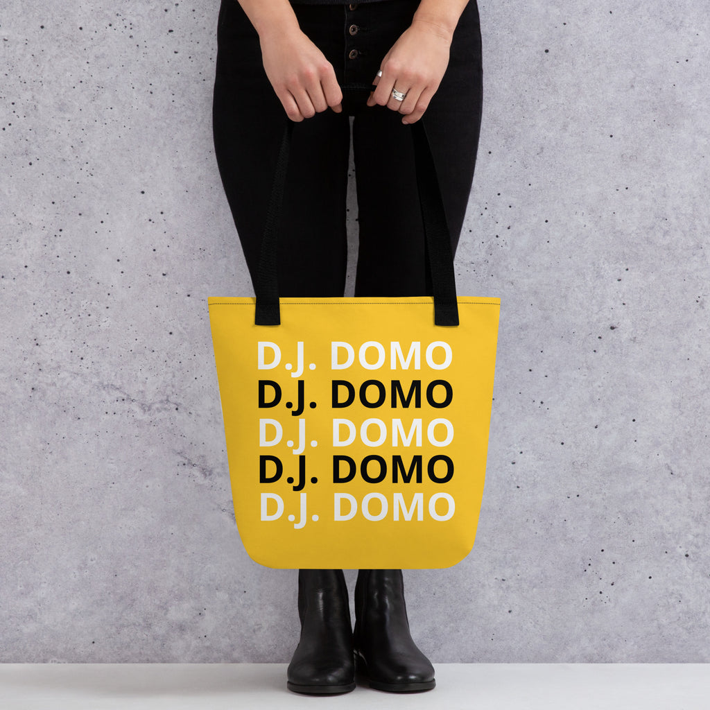 "Classic" Tote Bag Gold/Black/White