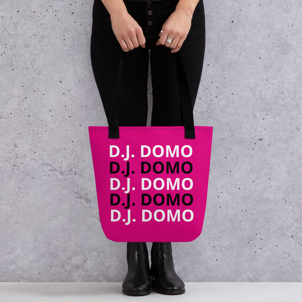 "Classic" Tote Bag Pink/Black/White