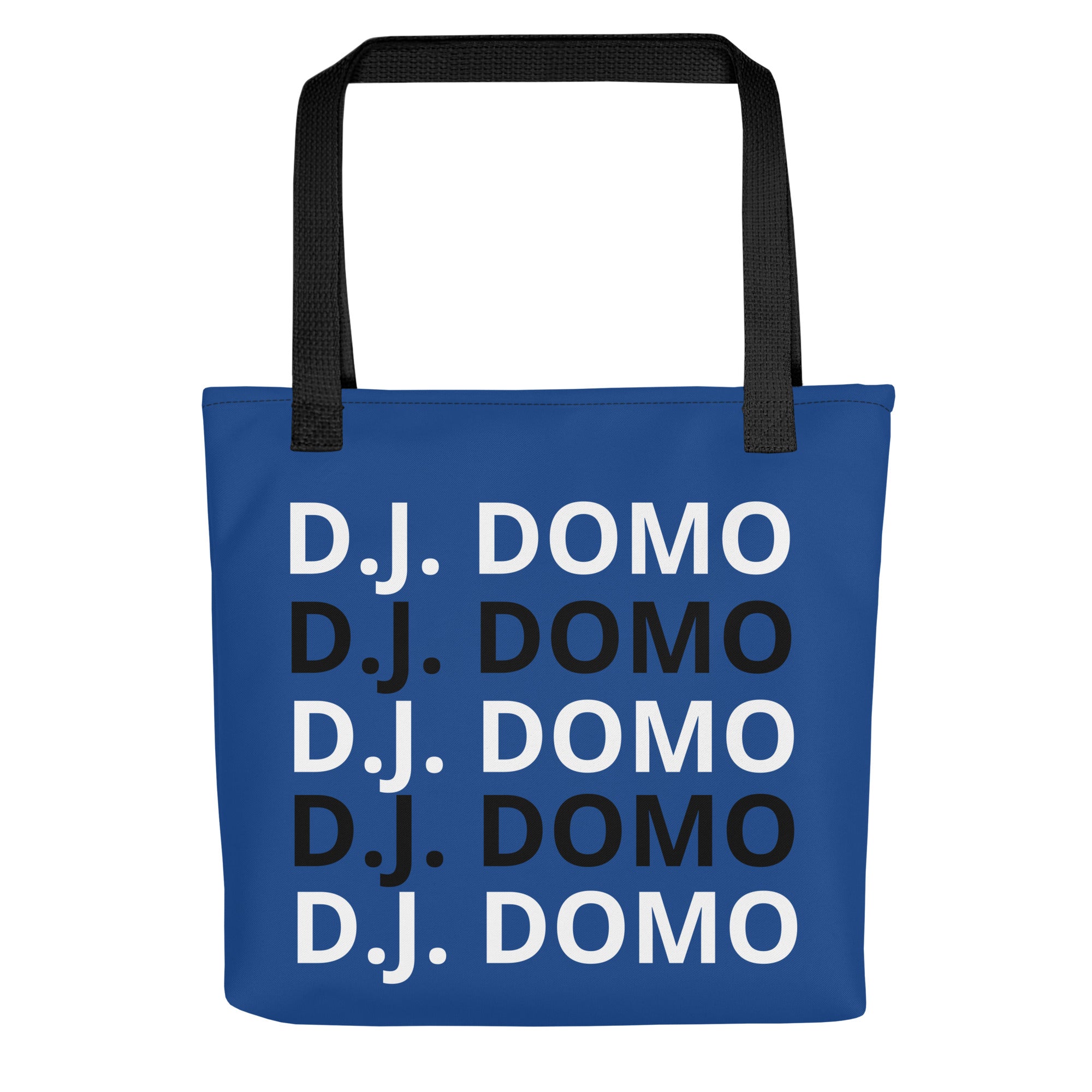 "Classic" Tote Bag Blue/Black/White