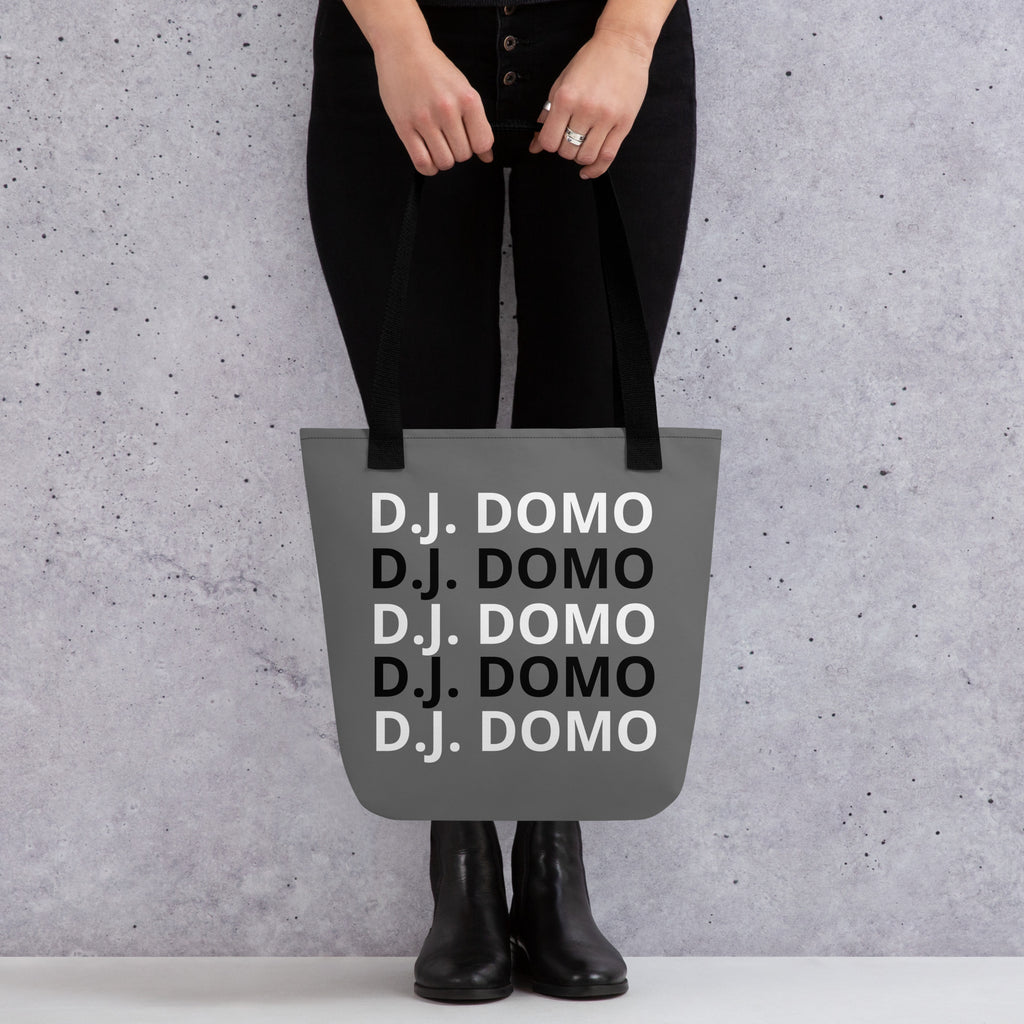"Classic" Tote Bag Gray/Black/White