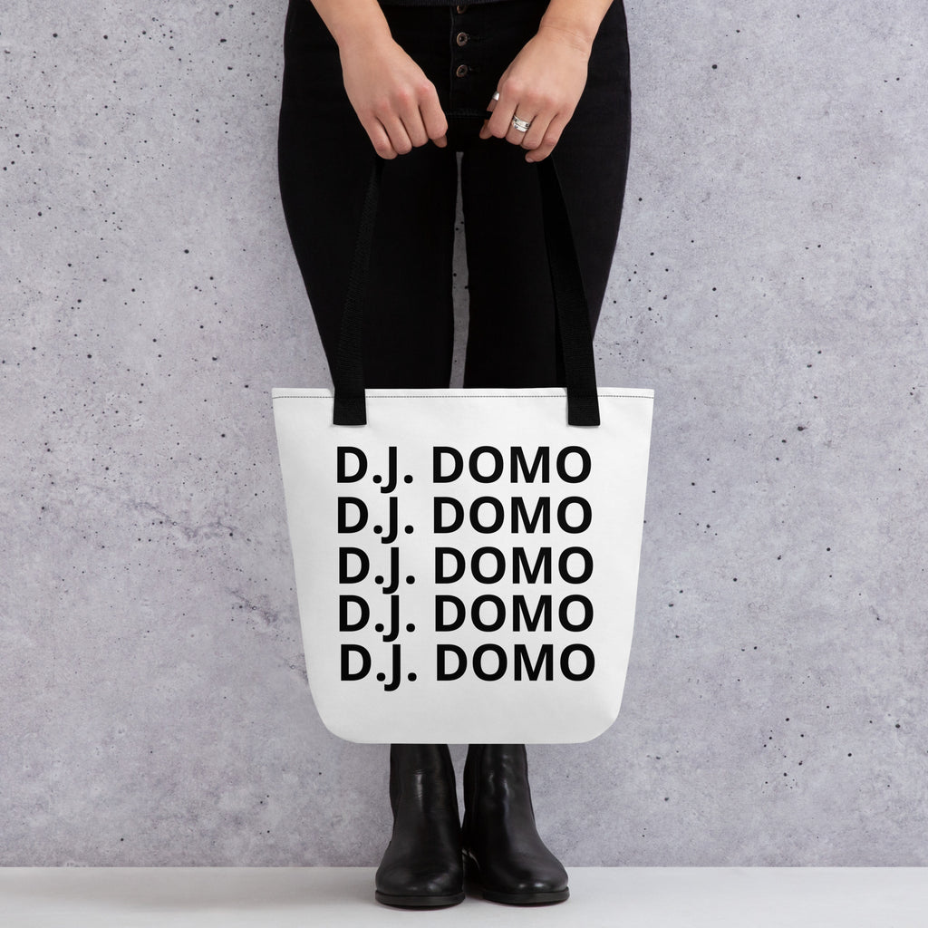 "Classic" Tote Bag White/Black