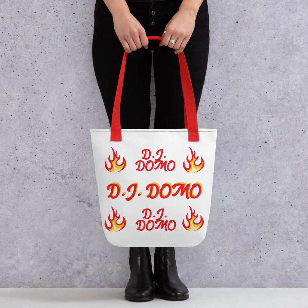 "Hot Fire Bag 2" Tote Bag Gold or Red Straps