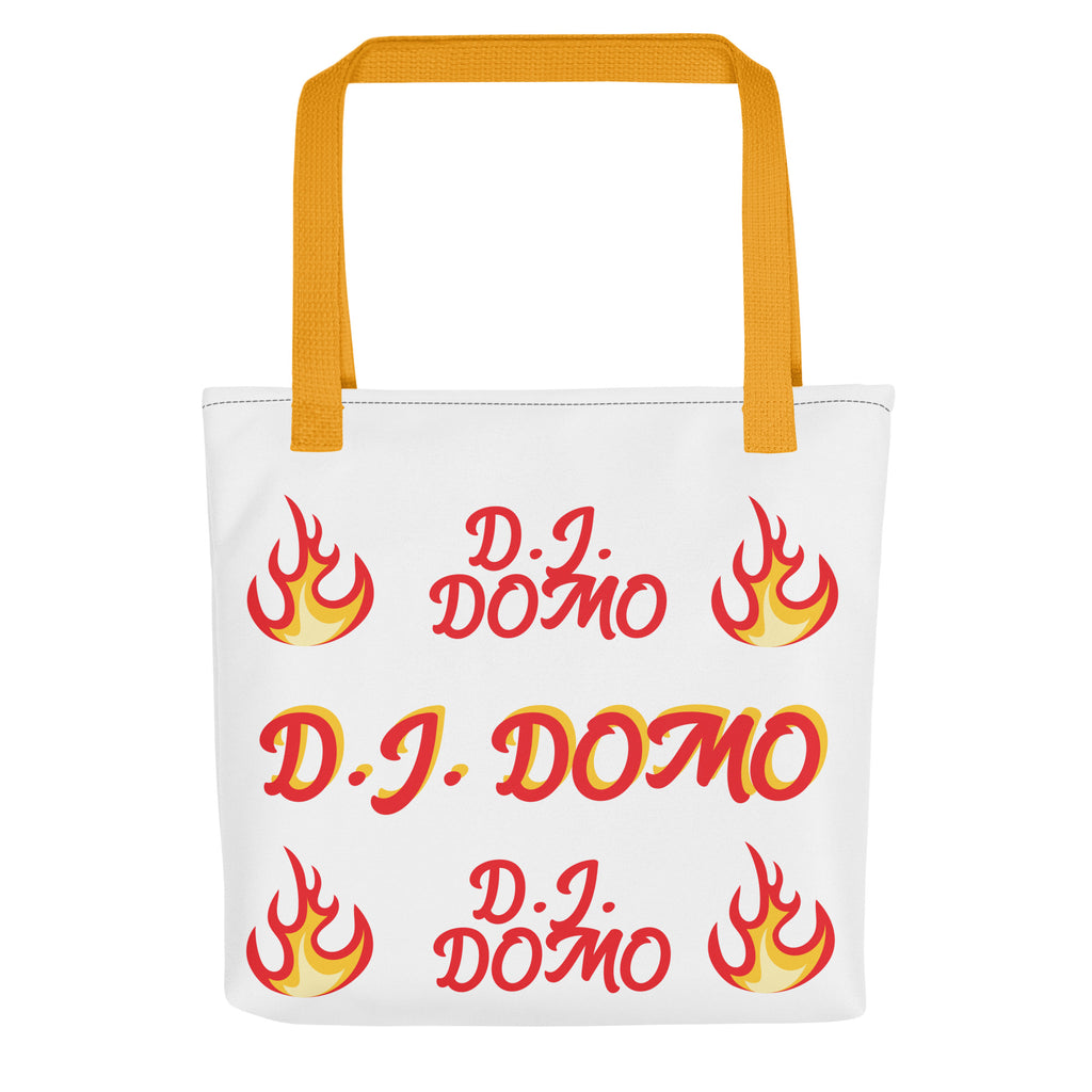 "Hot Fire Bag 2" Tote Bag Gold or Red Straps