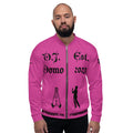 "PRAYER" Unisex Bomber Jacket Pink/Black