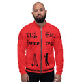 "PRAYER" Unisex Bomber Jacket Red/Black