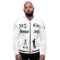 "PRAYER" Unisex Bomber Jacket White/Black