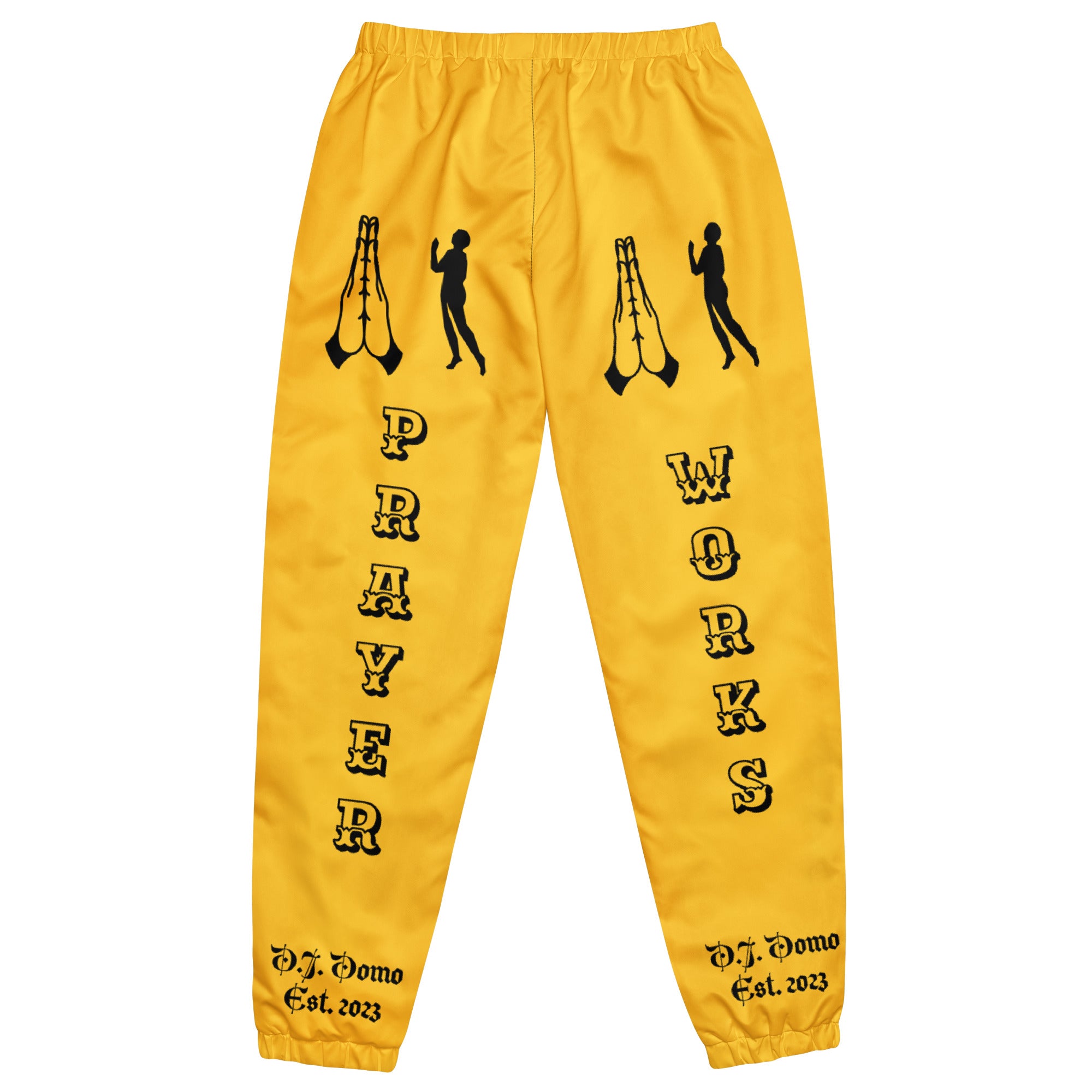 D.J. Domo "Prayer" Unisex Track Pants Gold/Black