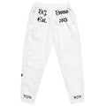 "Destiny & Purpose" Unisex Track Pants White/Black