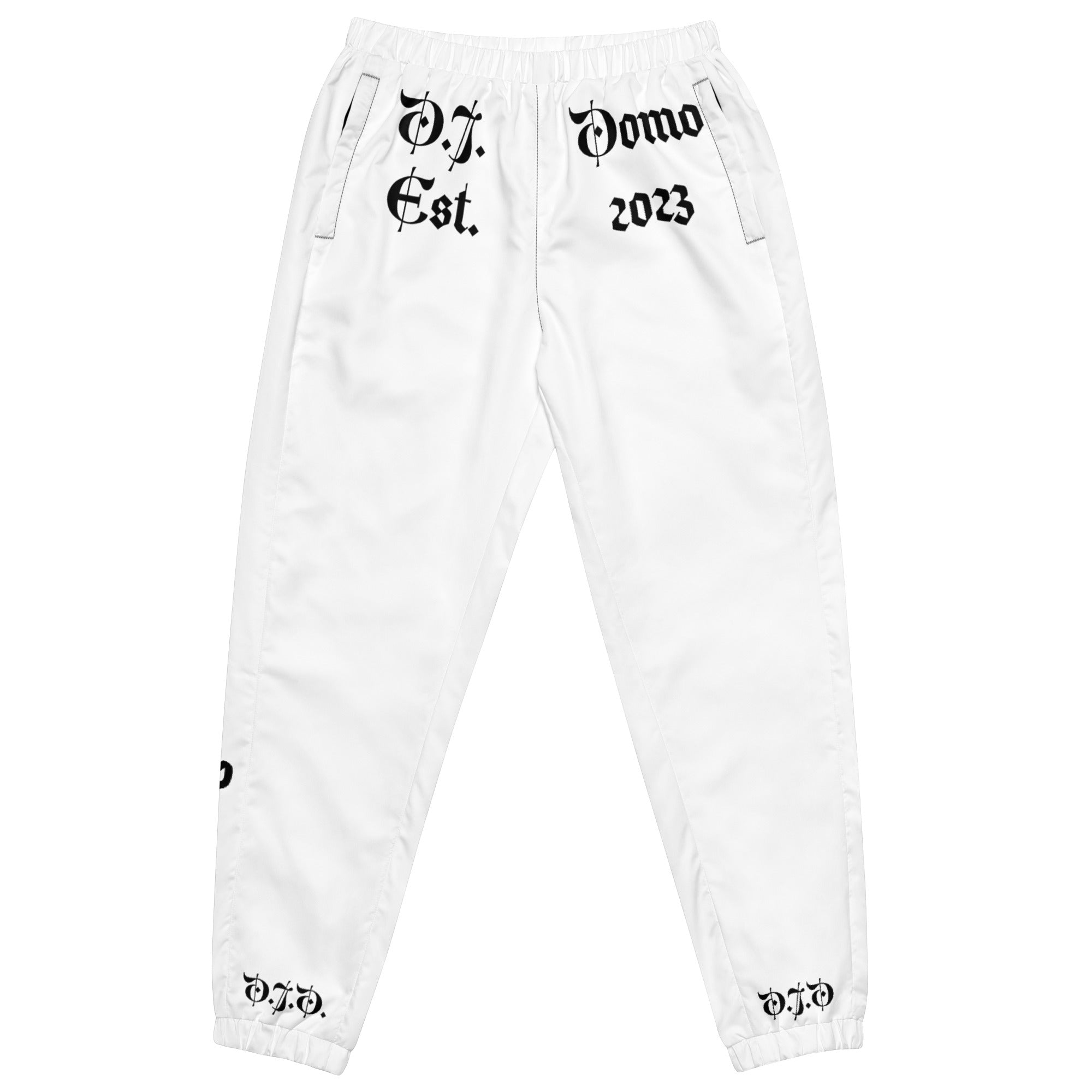 "Destiny & Purpose" Unisex Track Pants White/Black