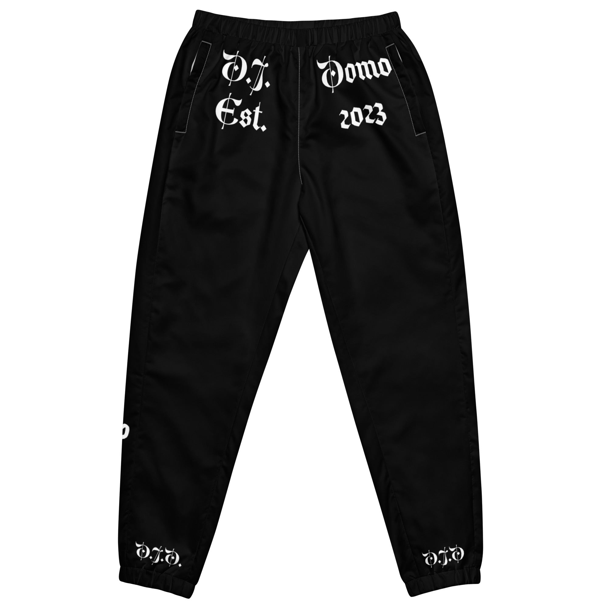 "Destiny & Purpose" Unisex Track Pants Black/White